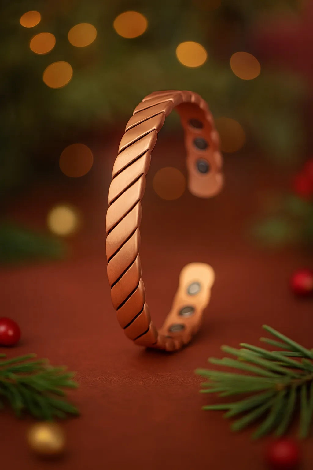 Handcrafted Copper Magnetic Bracelet – Adjustable, Gift-Boxed & Trusted by Thousands
