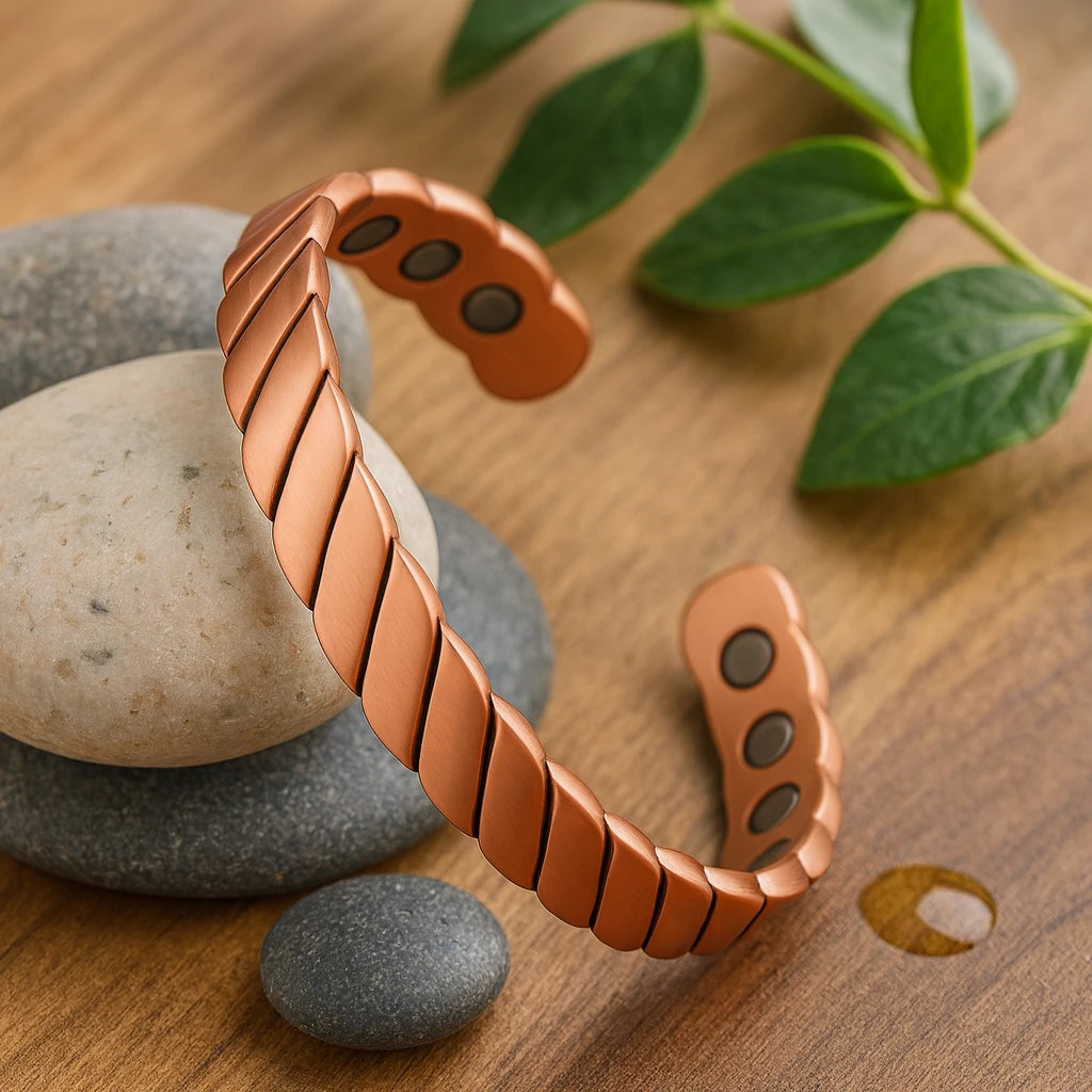 Handcrafted Copper Magnetic Bracelet – Adjustable, Gift-Boxed & Trusted by Thousands