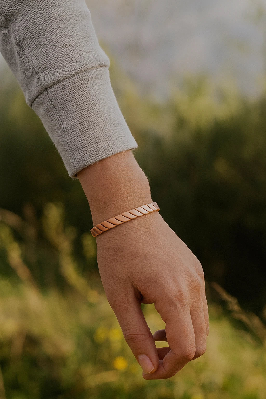 Handcrafted Copper Magnetic Bracelet – Adjustable, Gift-Boxed & Trusted by Thousands