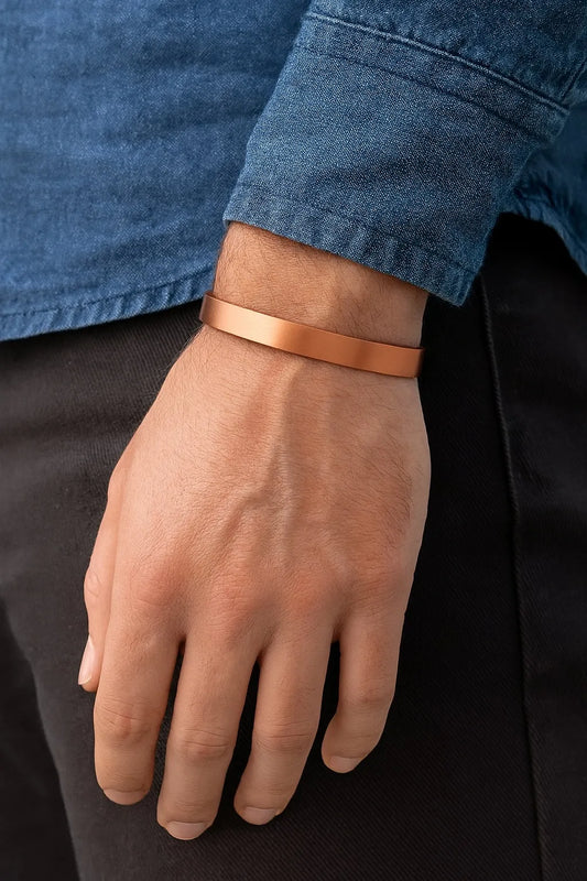 copper bangle for wrist support
