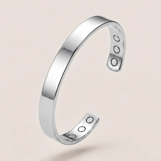 Copper Bracelet for Women – Silver Plated Magnetic Healing Cuff