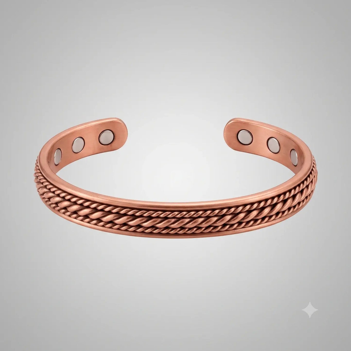 Pure Copper Magnetic Bracelet for Men – Adjustable Copper Cuff
