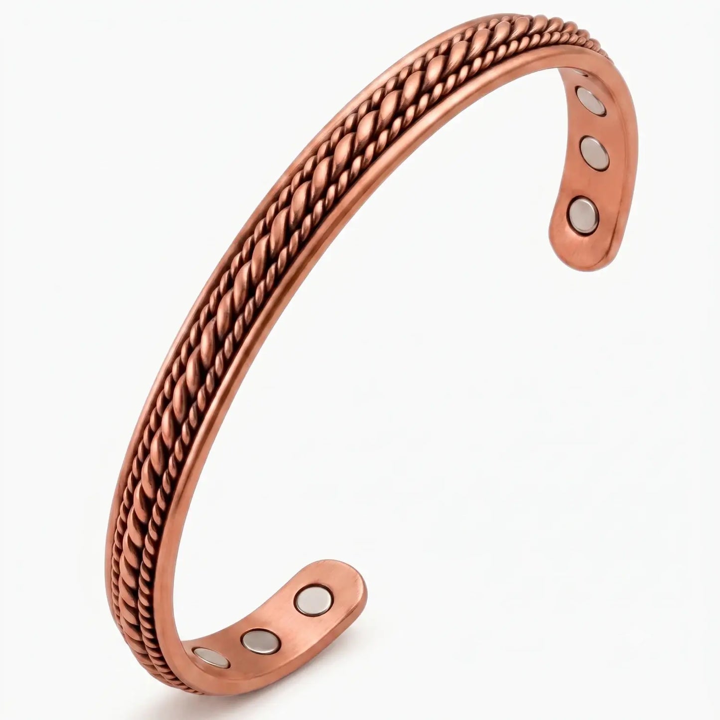 Pure Copper Magnetic Bracelet for Men – Adjustable Copper Cuff