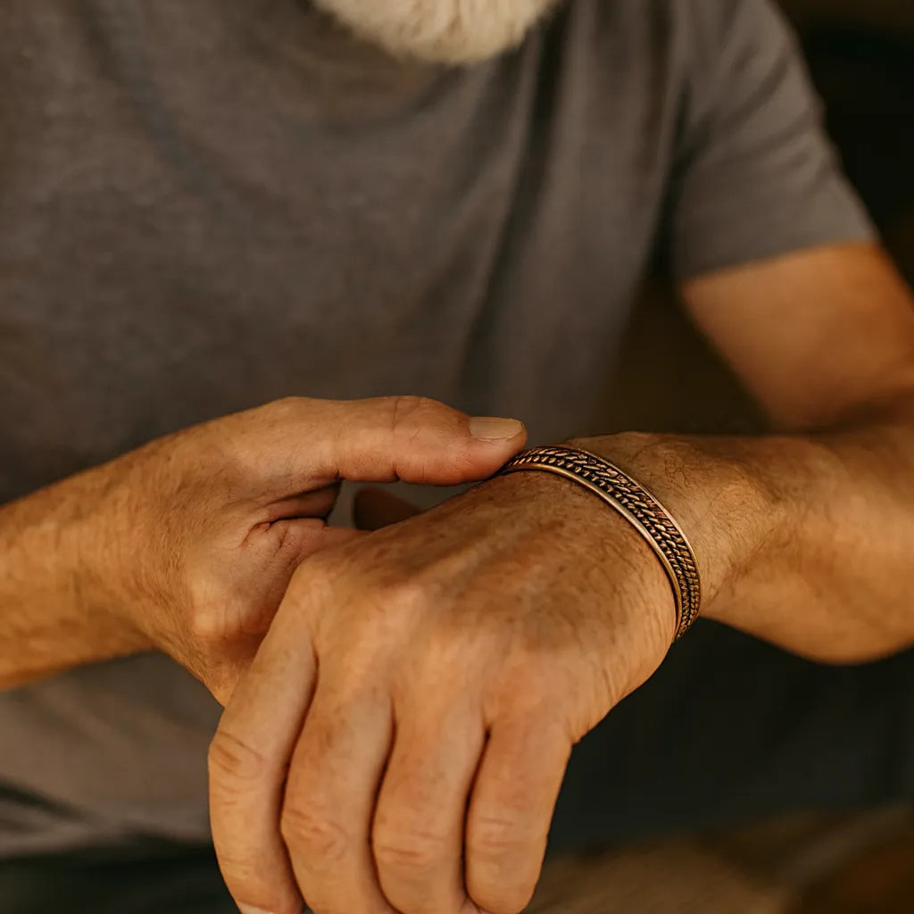Copper Magnetic Bracelet for Men – Comfort, Strength & Style Combined